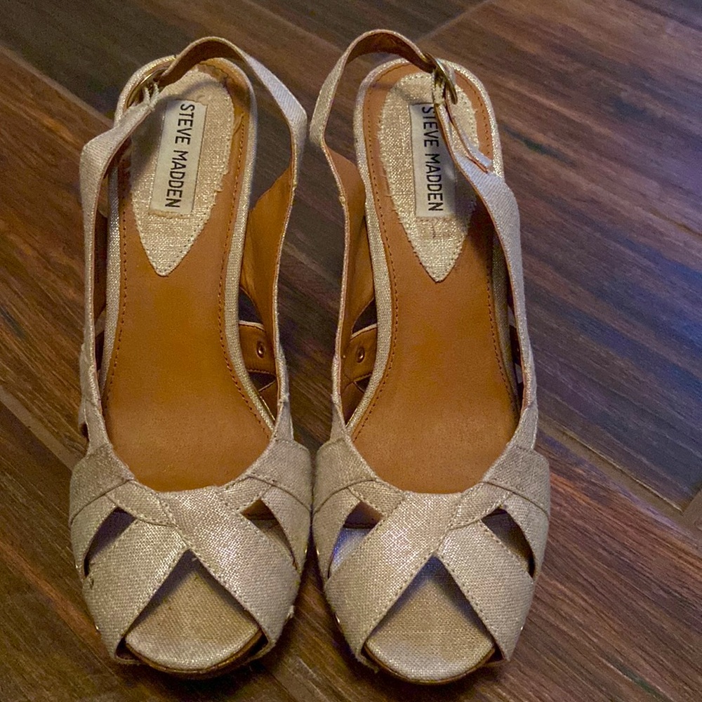 Steve Madden Cork Wedges